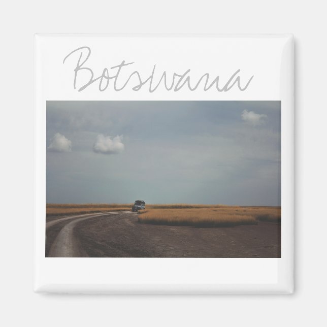Imã Botsuana Makgadikgadi Salt Pans Viagem do Carro (Frente)