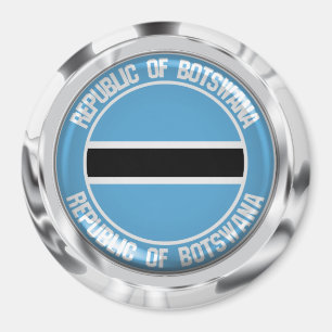 Imã Botsuana Round Emblem