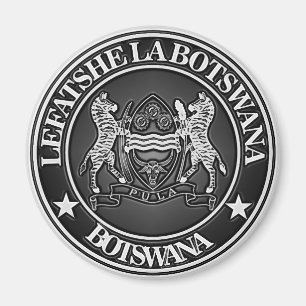 Imã Botsuana Round Emblem