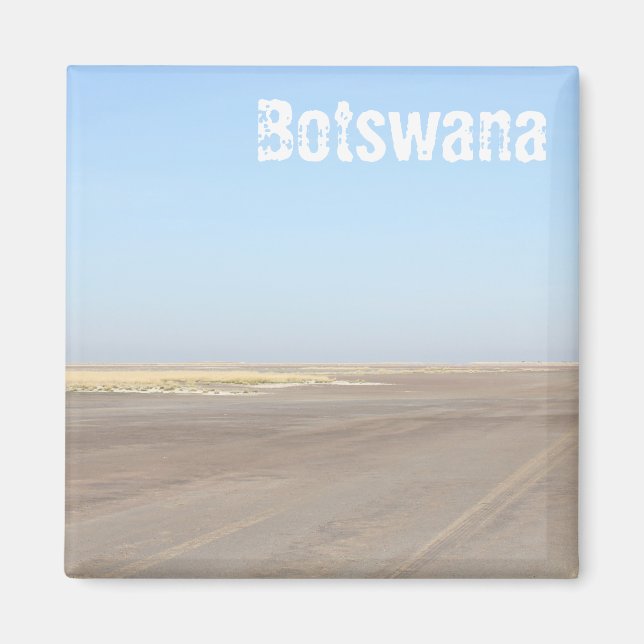 Imã Botswana Salt Pans Savannah Savanna Nature (Frente)