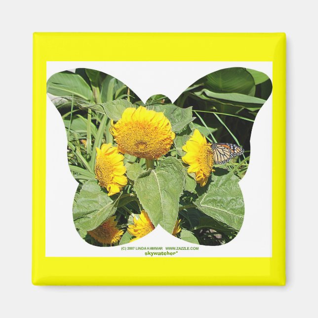 IMÃ BOTTERFLIOS ADORAM O MAGNET SFLOWERS (Frente)