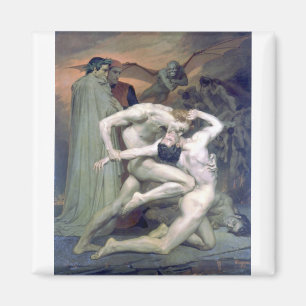 Imã Bouguereau - Dante et Virgile au Enfers