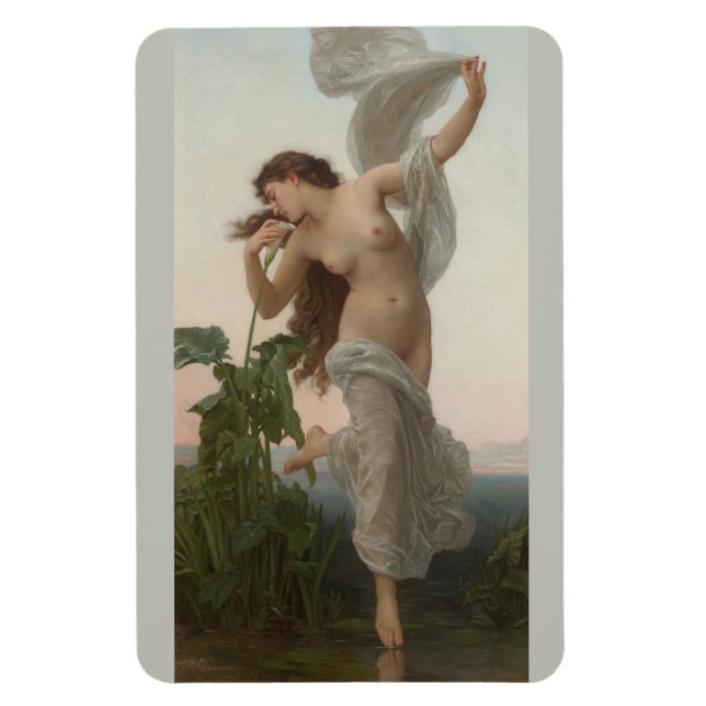 Ímã Bouguereau Dawn L’Aurore CC0876 Arte de geladeira (Vertical)