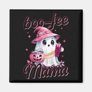 Imã Boujee Boo Jee Spooky Ghost Pink Halloween Pumpkin