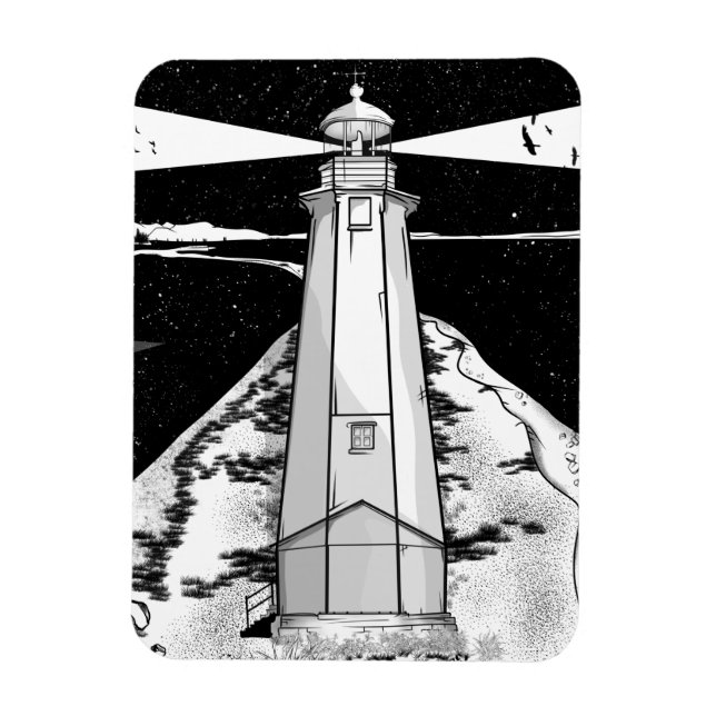 Ímã Boulder Bank Lighthouse (Vertical)
