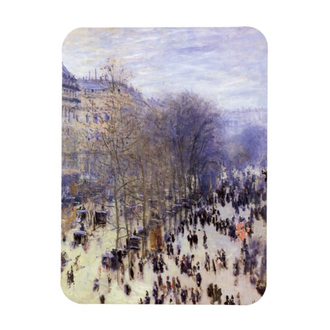 Ímã Boulevard des Capucines, por Claude Monet, Belas A (Vertical)