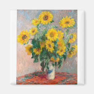 Imã Bouqet of Sunflower por Claude Monet