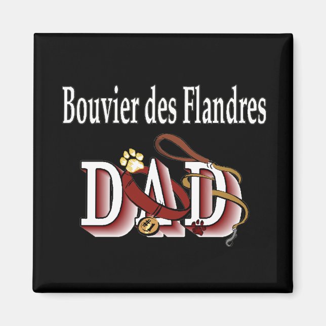 Imã Bouvier des Flandres pai Magnet (Frente)