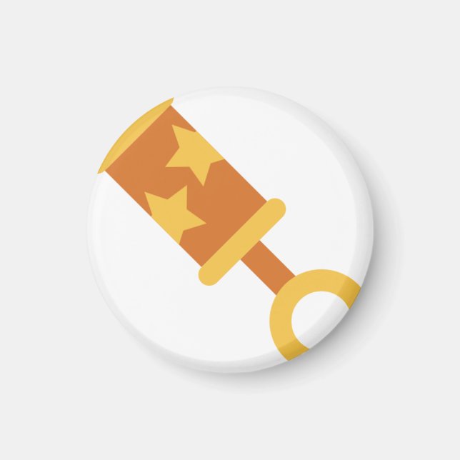 Imã Bovinos de bebê laranja (Frente)