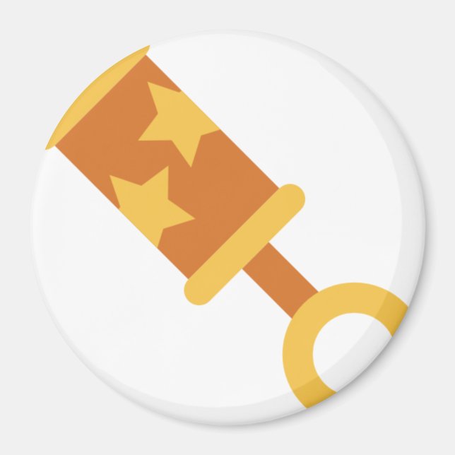 Imã Bovinos de bebê laranja (Frente)