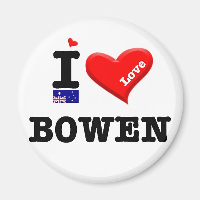 Imã BOWEN - Eu Amo (Frente)