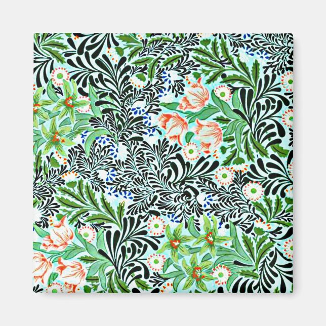 Imã Bower, vintage William Morris, Magnet (Frente)