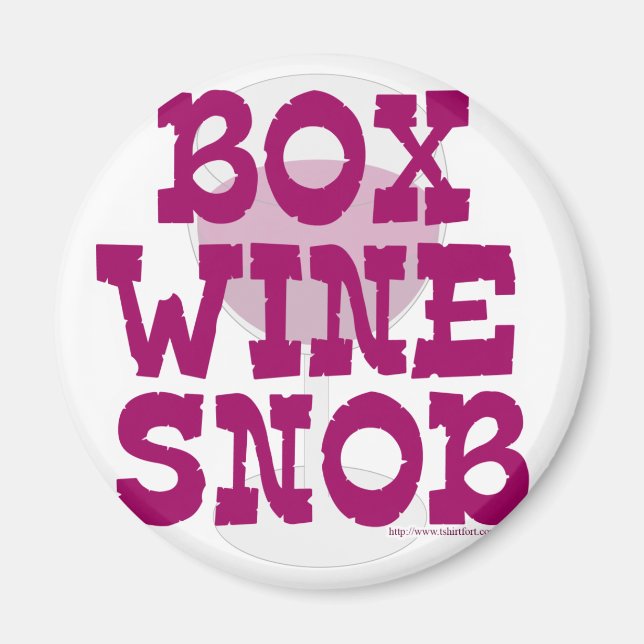 Imã Box Wine Snob (Frente)