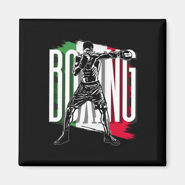 Imã Boxe , Bandeira Mexicana (Frente)