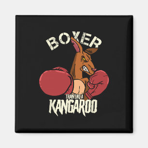 Imã Boxe Boxe Kickboxing Treine Como Um Canguru
