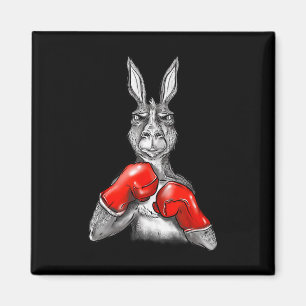Imã Boxe Engraçado Roger - Humor Esporte Canguru