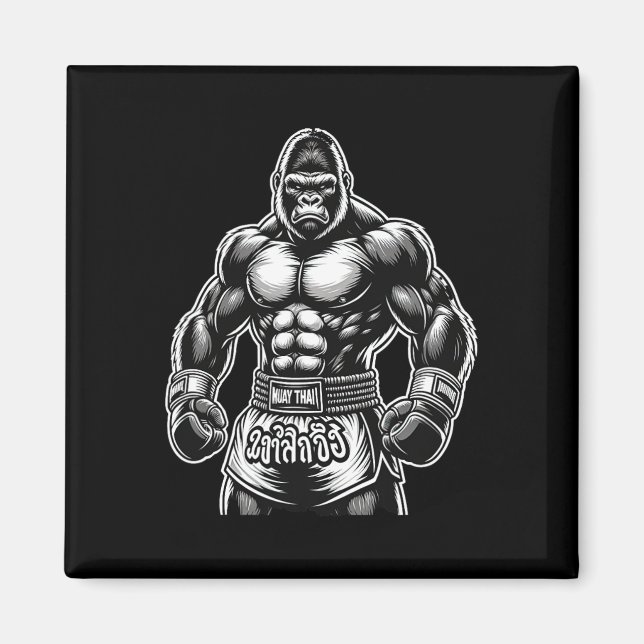 Imã Boxe Tailandesa e Kickboxing - Muay Thai Gorilla  (Frente)