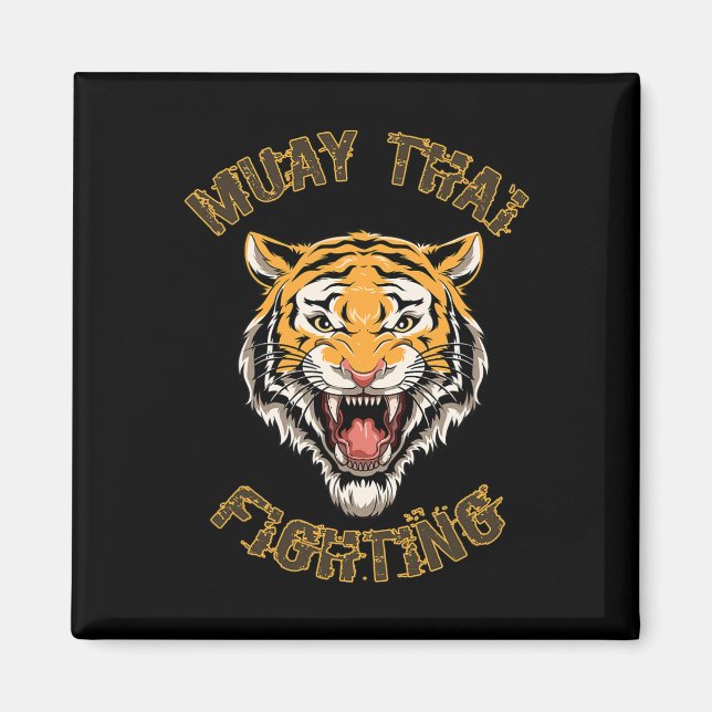 Imã Boxe Tailandesa e Kickboxing Tiger (Frente)