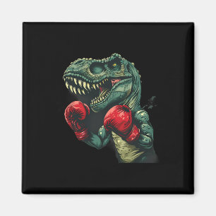 Imã Boxeador Dinossauro Boxeador Dino Kickboxing T-rex
