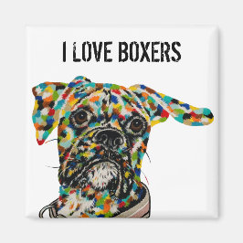 Imã Boxer Art Magnet
