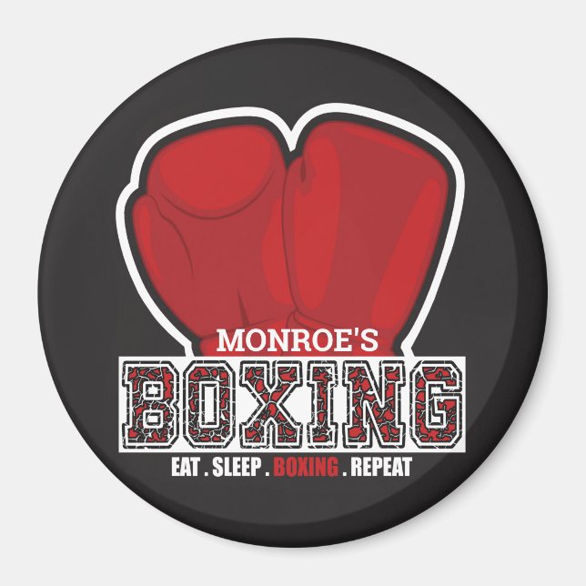 Imã Boxer Boxer Boxer Glove Prize Fighter (Frente)