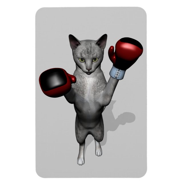 Ímã Boxer Cat (Vertical)