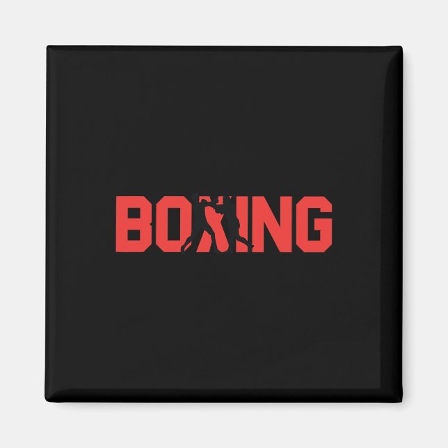 Imã Boxer de Parceiro de Disparo de Presente de Boxing (Frente)