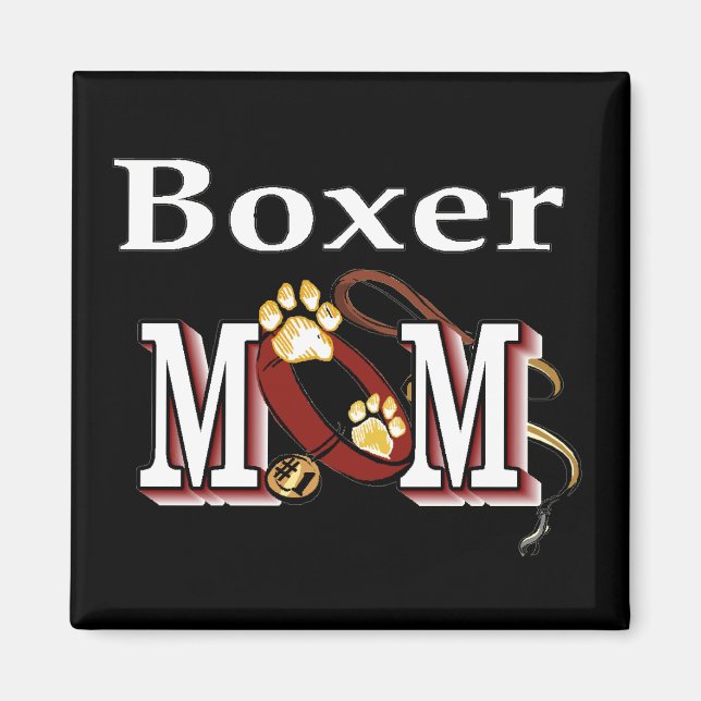 Imã Boxer Dog MOM (Frente)