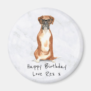 Imã Boxer Dog Personalizado Magnet
