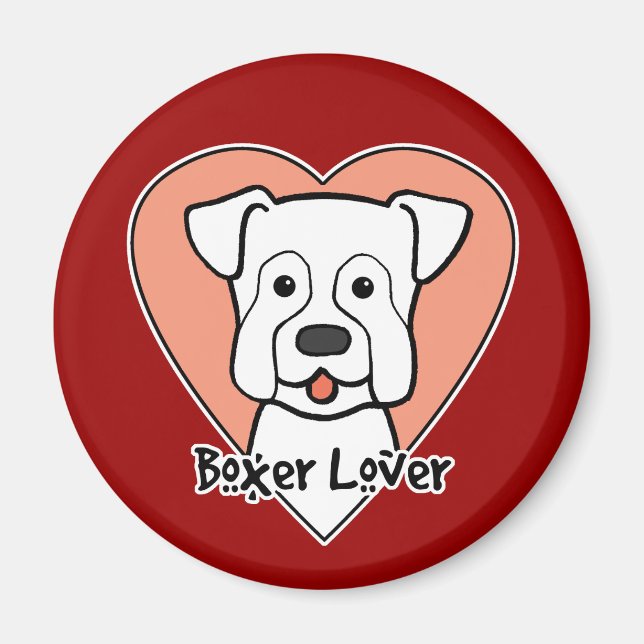 Imã Boxer Lover (Frente)