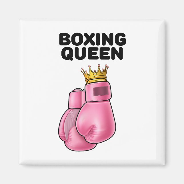 Imã Boxer Queen Womens Boxer Girls Boxer Boxer 1 (Frente)