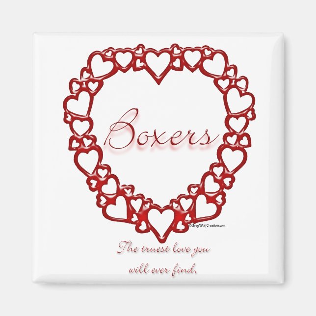 Imã Boxer True Love (Frente)