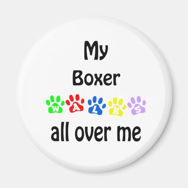 Imã Boxer Walks Design (Frente)