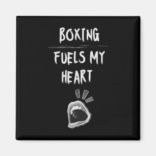 Imã Boxing Combustes Meu Coração Pulando Luvas