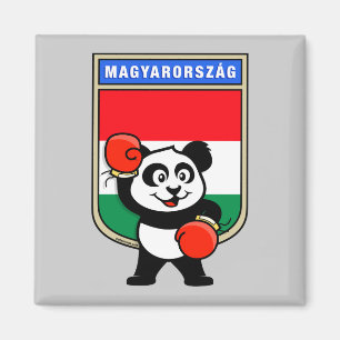 Imã Boxing Hungria Panda