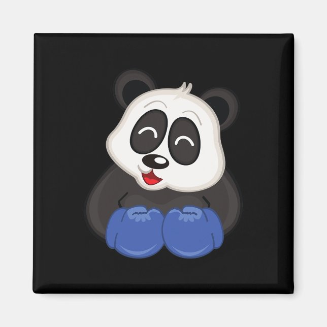 Imã Boxing - Urso de Panda (Frente)