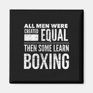 Imã Boxingando Homens Engraçados Declaração De Boxer P