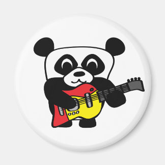 Imã Boy Panda com Violão Elétrico