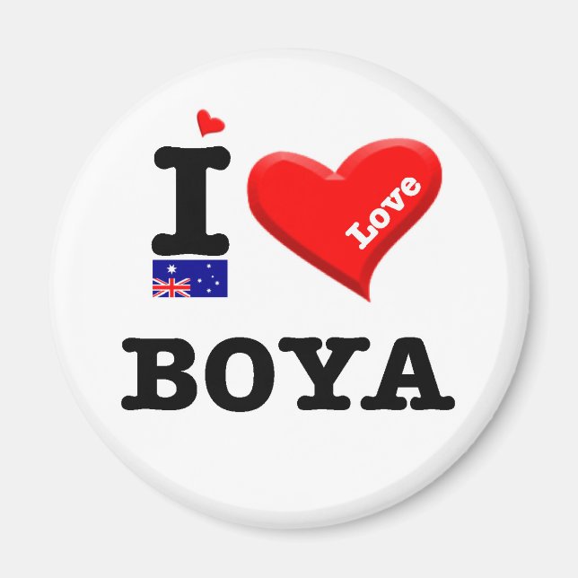 Imã BOYA - Eu Amo (Frente)