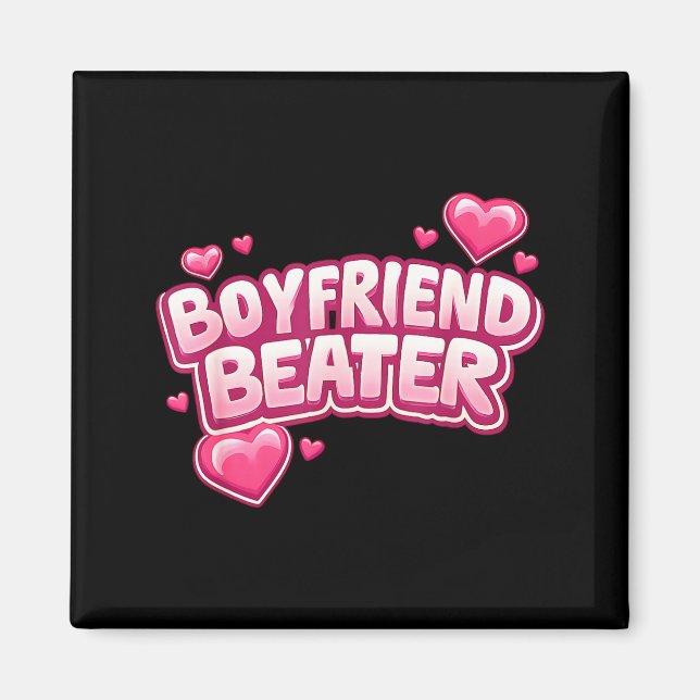 Imã Boyfriend Beater Funny Tee  (Frente)