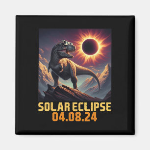 Imã Boys T Rex Dinossauro Astronauta Total Eclipse Sol