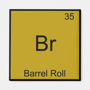 Imã Br - Rolagem de Barril Camiseta de Química Element