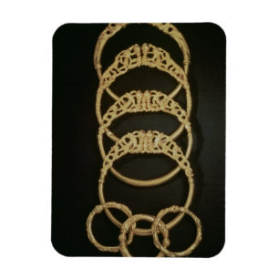Ímã Braceletes Dourados do tesouro de Ertsfield, 4o ce