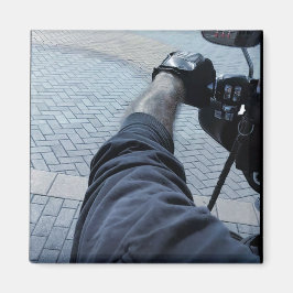 Imã Braço e mão de uma motocicleta de Biker