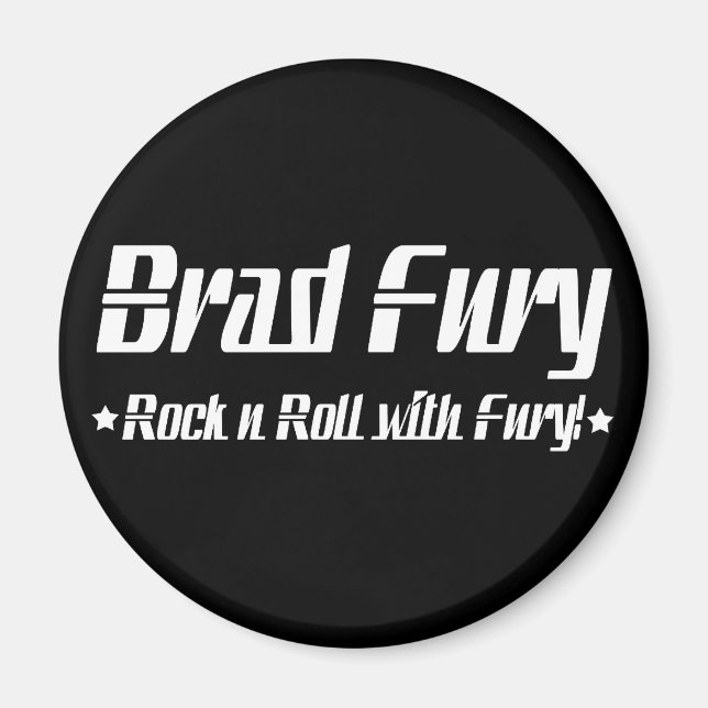 Imã Brad Fury Magnet (Frente)