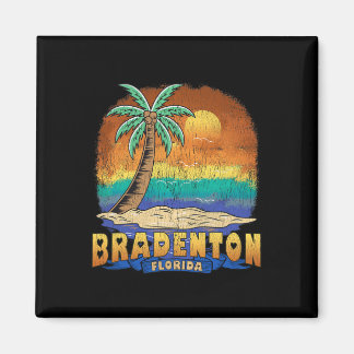 Imã Bradenton Florida Vintage angustiou Souvenir