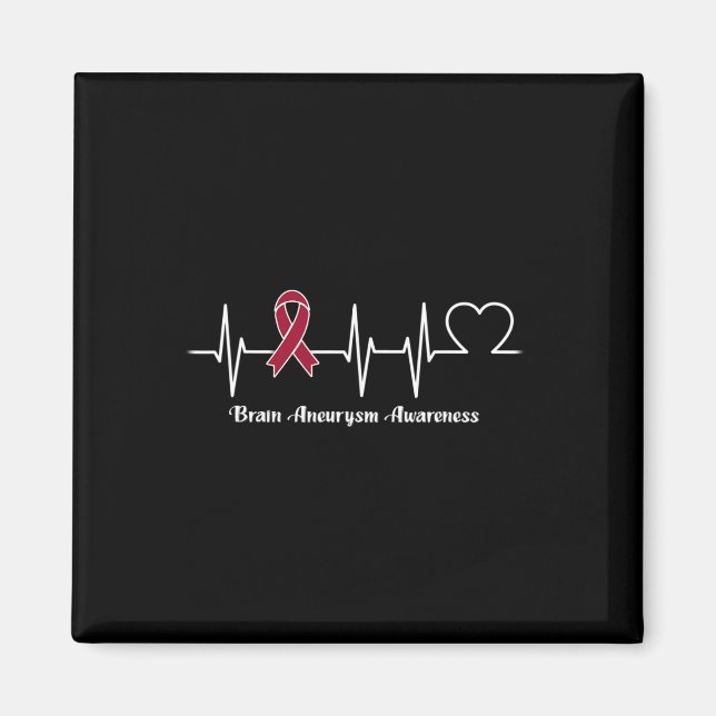 Imã Brain Aneurysm Warrior (Frente)