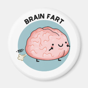 Imã Brain Fart Engraçado Anatomia Pun