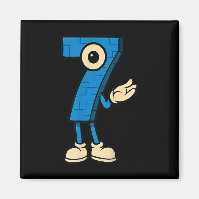 Imã Brainrot 67 Seis Sete 6 7 Meme Personalizado  (Frente)