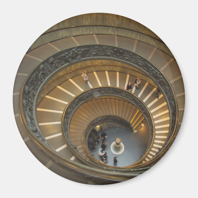 Imã Bramante Staircase, Museu Vaticano (Frente)